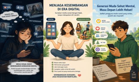 keseimbangan media sosial Menjaga keseimbangan media sosial dan kesehatan… keseimbangan media sosial - ilustrasi berita Menjaga keseimbangan media sosial dan kesehatan mental: Panduan untuk…