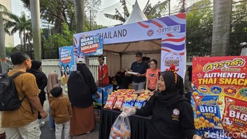 international halal market - ilustrasi berita International Halal Market di CFD HI: Warga Cicipi Kuliner Indonesia,…