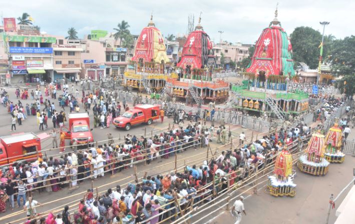 rath yatra puri - ilustrasi berita Rath Yatra Puri Berakhir: Niladri Bije Tandai Kembalinya Dewa ke Kuil Abad ke-12