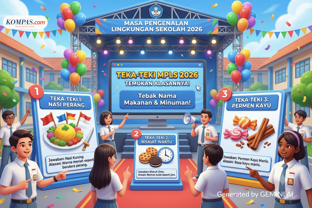 teka-teki makanan - ilustrasi berita 70 Teka-Teki Makanan MPLS 2026: Lengkap dengan Jawaban dan Penjelasan Singkat