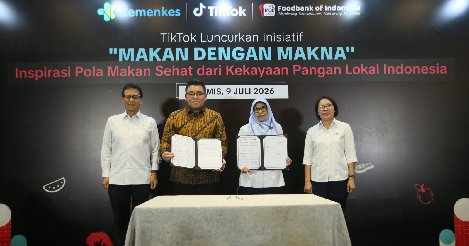 tiktok donasi - ilustrasi berita TikTok Donasi 200 Ribu Dolar AS untuk Sektor Pangan RI dan Kampanye 'Makan Dengan…