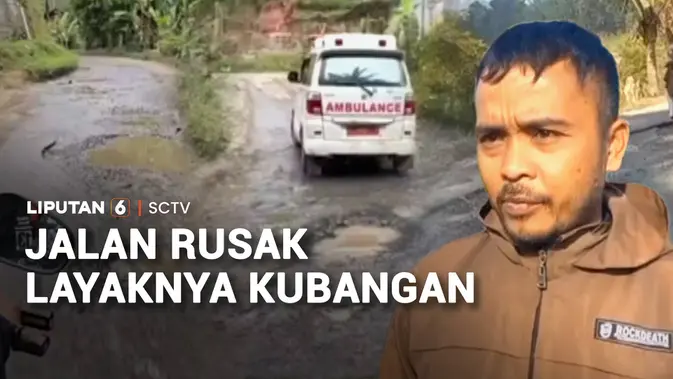 jalan rusak - ilustrasi berita Jalan Rusak Layaknya Kubangan: Unggahan Baceprot Soroti Kondisi 20 Kilometer
