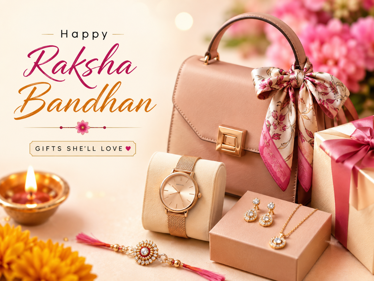 raksha bandhan gifts - ilustrasi berita Raksha Bandhan gifts: Pilihan aksesori stylish untuk saudara perempuan