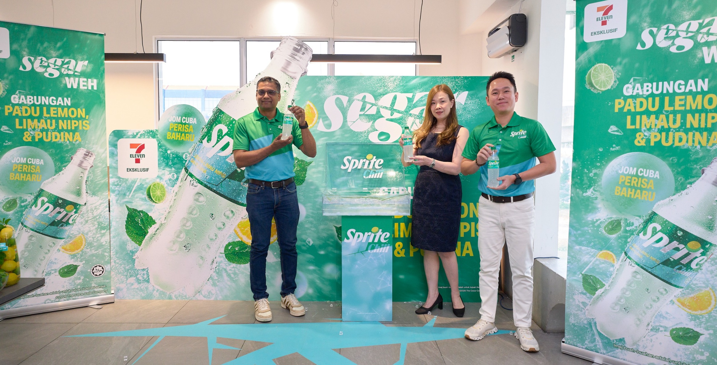sprite chill - ilustrasi berita Sprite Chill Lemon-Limau Nipis dan Pudina Kini Eksklusif di 7-Eleven Malaysia