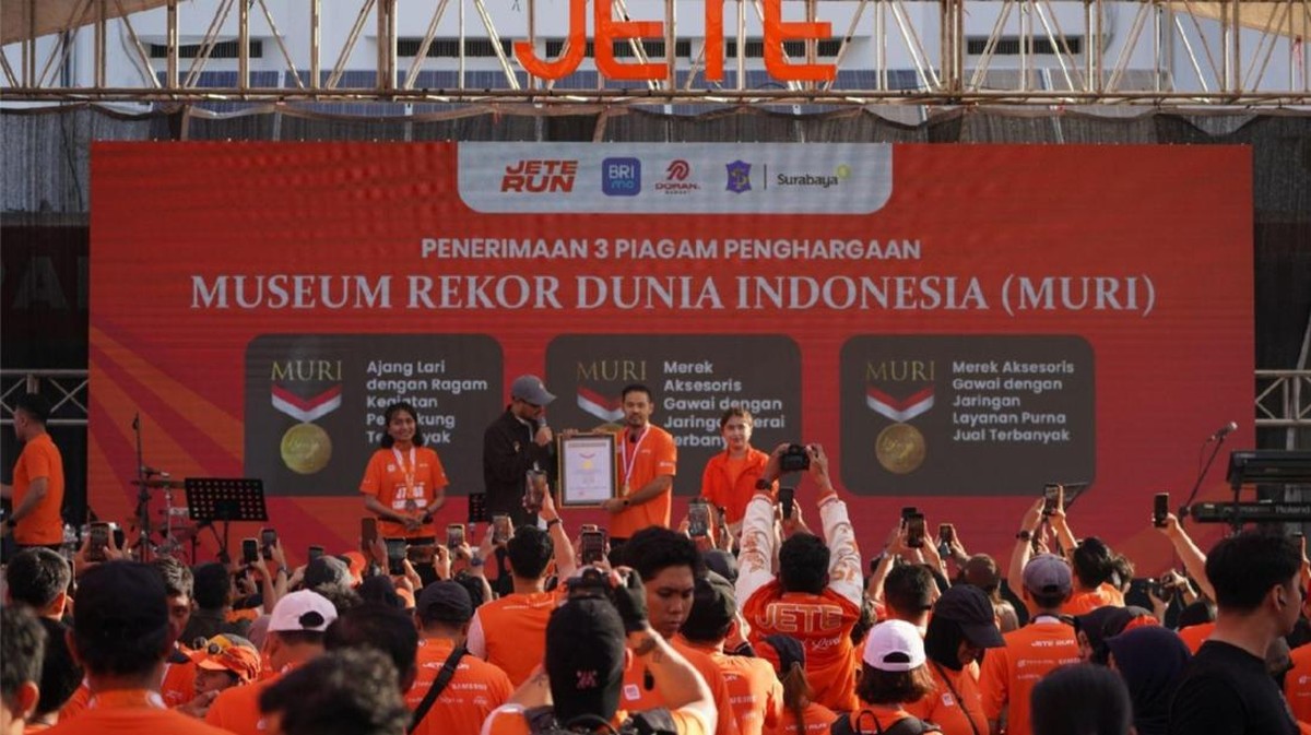 jete rekor muri - ilustrasi berita Bisnis Makin Ekspansif, JETE Rekor MURI Lewat Tiga Pencapaian